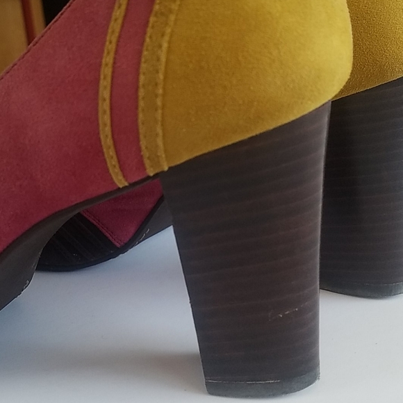 FINAL $ Pilcro and the Letterpress Colorblock Heel - Picture 6 of 6